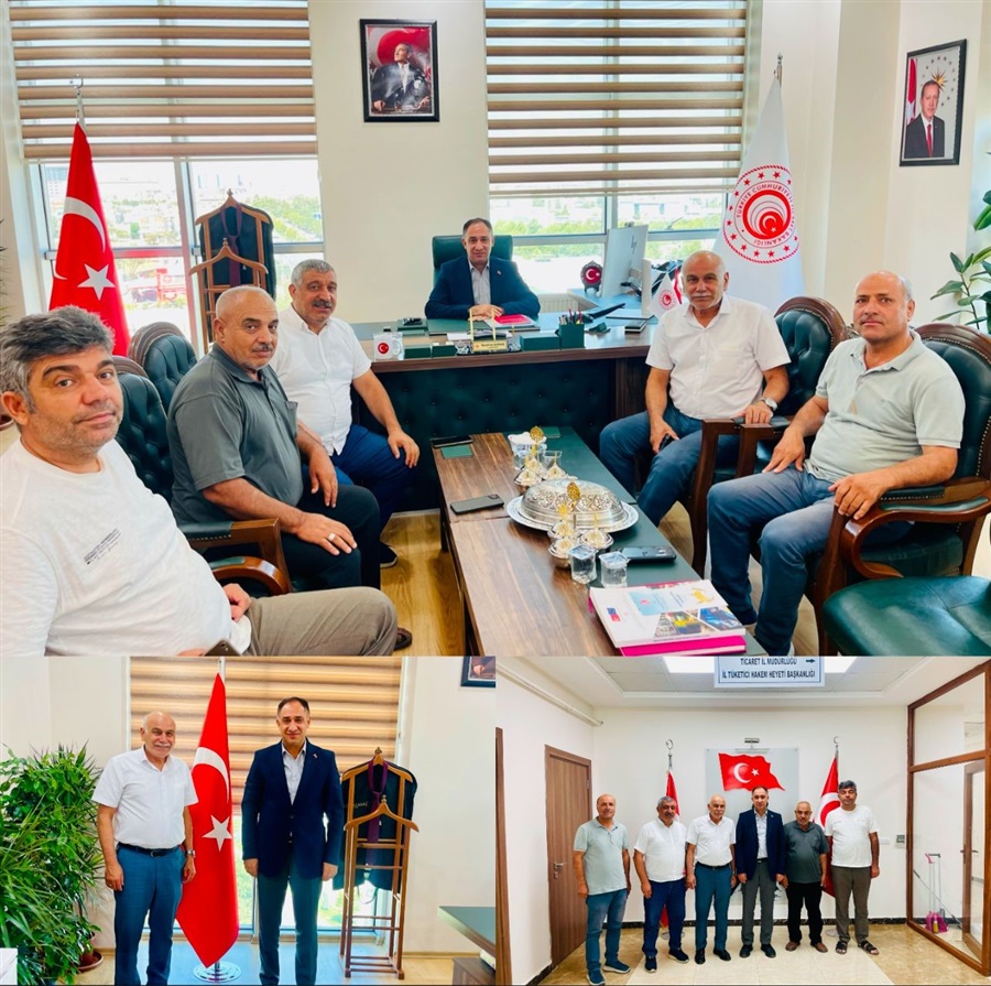 Şanlıurfa Bakkalar ve Bayiler Odasından İl Müdürlüğümüze Ziyaret