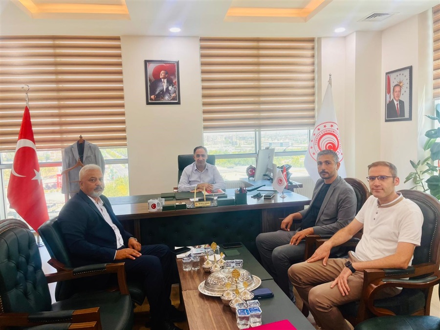 S.S. Reha ve Balıklıgöl Kooperatif Başkanları ile AA Temsilcisinden İl Müdürlüğümüze Ziyaret 