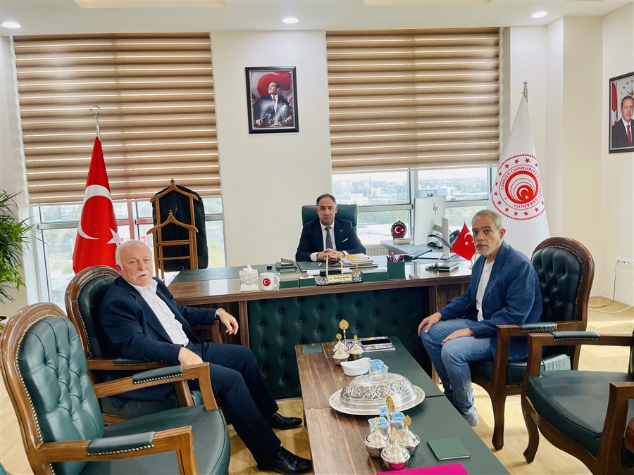 "Şanlıurfa Berberler ve Kuaförler Esnaf Odası Başkan ve Yönetiminden Ziyaret"