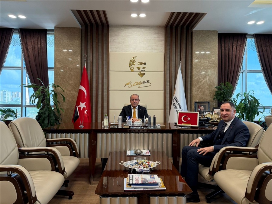 Şanlıurfa Ticaret Borsası Meclis Başkanı Sayın İsa Kızıldemir’e iade ziyarette bulunduk