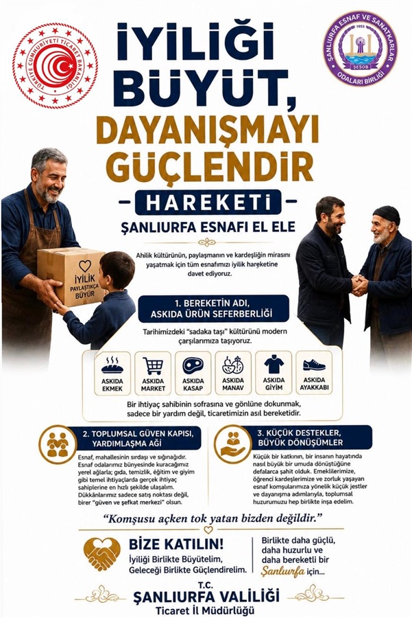 İyiliği Büyüt, Dayanışmayı Güçlendir Hareketi Başlatıldı 