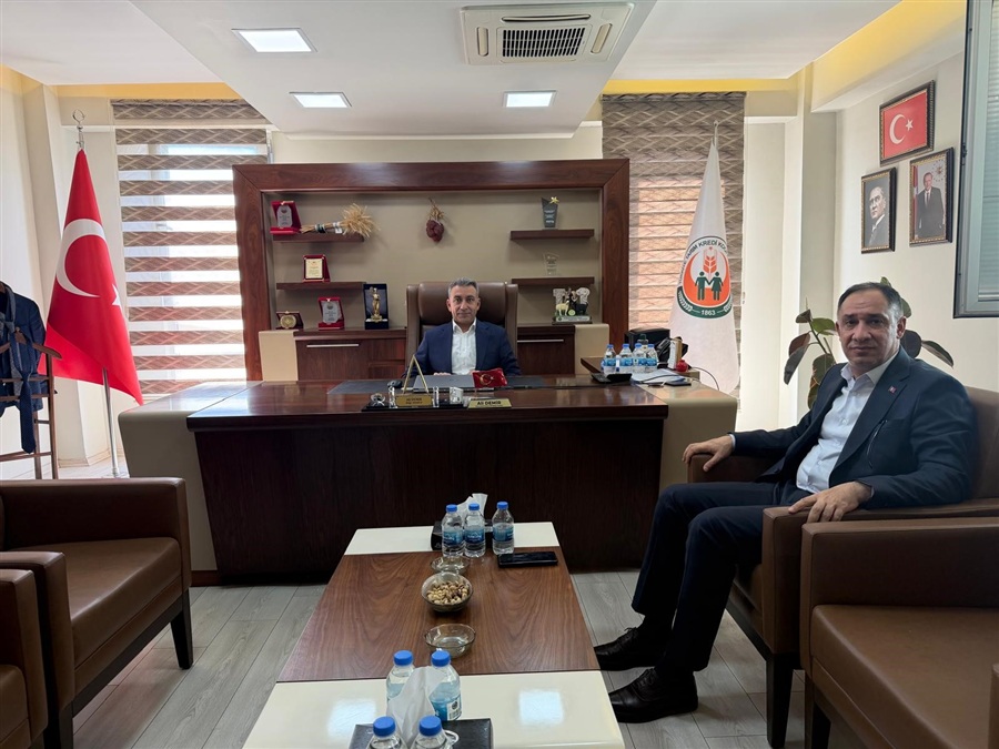 İl Müdürümüzden Tarım Kredi Kooperatifleri Bölge Müdürü Ali DEMİR'e Ziyaret 