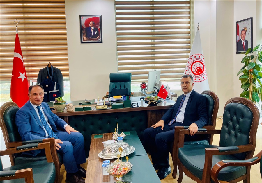 HALİLİYE KAYMAKAMIMIZ SAYIN ERKAN SAVAR, İL MÜDÜRLÜĞÜMÜZÜ ZİYARET ETTİ 
