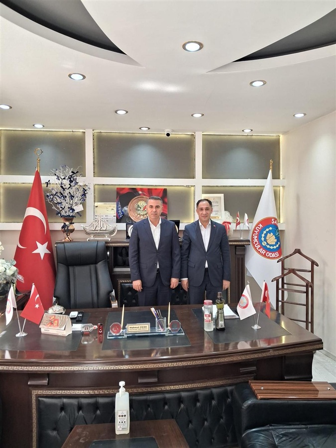 ŞANLIURFA KUYUMCULAR VE PARFÜMERİ-BUJİTERİ ESNAF ODALARINA ZİYARET 