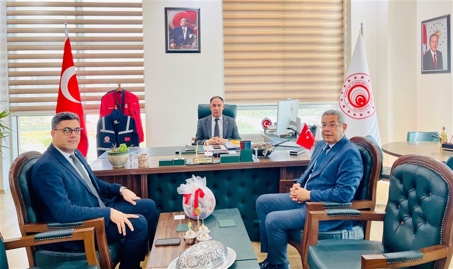 ŞURKAV YÖNETİMİNDEN İL MÜDÜRLÜĞÜMÜZE ZİYARET 