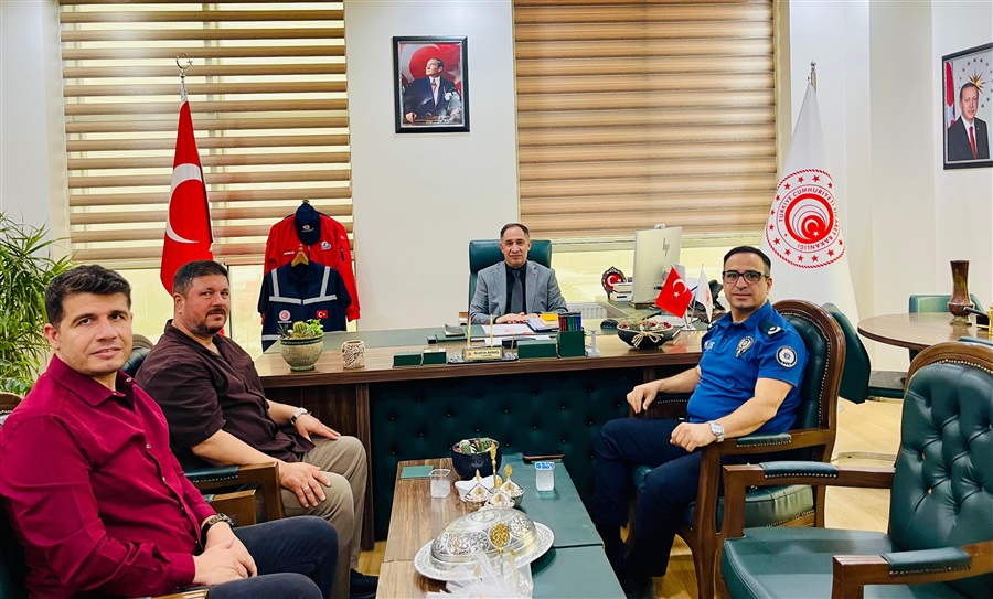 Şanlıurfa İl Emniyet Müdürlüğü İnşaat Emlak Şube Müdürü Sayın Nurcan KURT’tan İl Müdürlüğümüze Ziyaret 